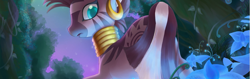 Size: 1601x506 | Tagged: artist needed, safe, zecora, zebra, female, mare, poison joke, solo