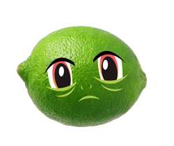 Size: 896x750 | Tagged: safe, artist:detectivebuddha, granny smith, lime, simple background, solo, tired, transparent background