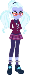 Size: 232x579 | Tagged: safe, artist:ra1nb0wk1tty, sugarcoat, equestria girls, clothes, crystal prep academy uniform, school uniform, simple background, solo, white background