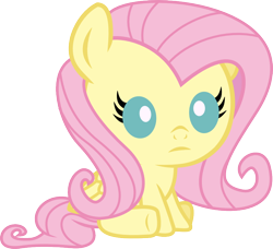 Size: 876x800 | Tagged: safe, artist:seahawk270, part of a set, fluttershy, pegasus, pony, baby, baby pony, babyshy, cute, female, shyabetes, simple background, sitting, solo, transparent background, weapons-grade cute