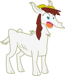 Size: 902x1055 | Tagged: safe, artist:combuskenisawesome, goat, goatified, lauren faust, simple background, species swap, transparent background, vector, youtube link