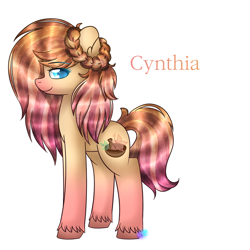 Size: 1024x1024 | Tagged: safe, artist:northlights8, oc, oc only, oc:cynthia, earth pony, pony, female, mare, offspring, parent:big macintosh, parent:fluttershy, parents:fluttermac, simple background, solo, unshorn fetlocks, white background