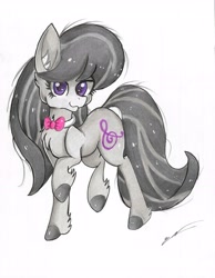 Size: 4887x6313 | Tagged: safe, artist:luxiwind, octavia melody, earth pony, pony, absurd resolution, solo, traditional art