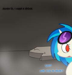 Size: 706x743 | Tagged: safe, artist:erthilo, dj pon-3, vinyl scratch, pony, ask, ask octavia, tumblr, wrong eye color