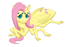 Size: 3000x2000 | Tagged: safe, artist:vasillium, fluttershy, butterfly, monster pony, original species, pegasus, pony, spider, spiderpony, cute, diabetes, female, high res, looking at you, mare, rubbing hooves, shyabetes, simple background, solo, species swap, spidershy, standing, transparent background, wings