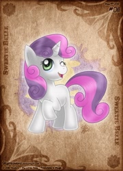 Size: 504x701 | Tagged: safe, artist:skyheavens, sweetie belle, pony, unicorn, female, filly, solo