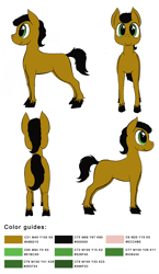 Size: 768x1327 | Tagged: safe, artist:darkhestur, oc, oc only, colour guide, colt, male, reference sheet, simple background, solo, white background