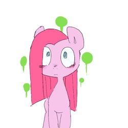 Size: 600x600 | Tagged: safe, artist:ume89s, pinkie pie, pony, :, female, looking at you, mare, pinkamena diane pie, solo