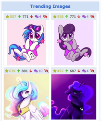 Size: 337x401 | Tagged: safe, artist:dawnfire, artist:miokomata, edit, dj pon-3, octavia melody, princess celestia, princess luna, vinyl scratch, alicorn, earth pony, pony, unicorn, cute, derpibooru, female, juxtaposition, juxtaposition win, mare, meme, meta, symmetrical, tavibetes, vinylbetes