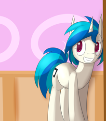 Size: 800x909 | Tagged: safe, artist:erthilo, dj pon-3, vinyl scratch, pony, ask, ask octavia, tumblr