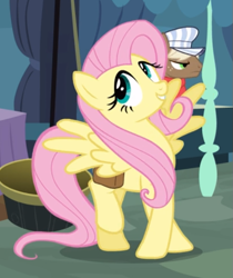 Size: 531x631 | Tagged: safe, screencap, fluttershy, pegasus, pony, putting your hoof down, beautiful, cropped, cute, female, mare, saddle bag, shyabetes, solo focus, spread wings, wings