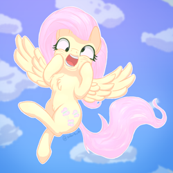Size: 1000x1000 | Tagged: safe, artist:solarbutt, fluttershy, pegasus, pony, derp, faic, female, mare, silly, silly pony, solo