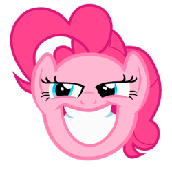 Size: 300x300 | Tagged: safe, artist:kovoranu, pinkie pie, earth pony, pony, grin, smiling, solo, vector