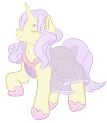 Size: 1024x1176 | Tagged: safe, artist:bewarethemusicman, lily lace, pony, honest apple, simple background, white background