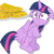 Size: 1360x1350 | Tagged: safe, twilight sparkle, twilight sparkle (alicorn), alicorn, pony, coward, floppy ears, food, quesadilla, scared, shocked, simple background, solo, they're just so cheesy, turophobia, twiwimp sparkle, white background