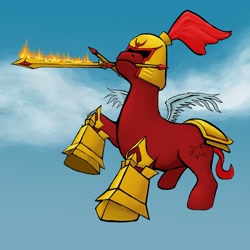 Size: 800x800 | Tagged: safe, pegasus, pony, kayle, league of legends, ponified