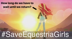 Size: 1088x593 | Tagged: safe, artist:luigigamer25, sunset shimmer, equestria girls, my past is not today, meta, save equestria girls, twitter