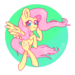 Size: 3614x3618 | Tagged: safe, artist:superanina, fluttershy, pegasus, pony, cute, female, mare, shyabetes, smiling, solo