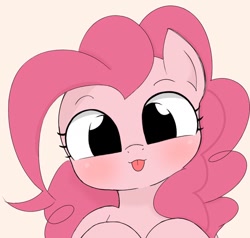 Size: 788x750 | Tagged: safe, artist:manachaaaaaaaa, pinkie pie, pony, :p, cute, diapinkes, female, looking at you, mare, silly, solo, tongue out