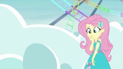 Size: 1920x1080 | Tagged: safe, screencap, fluttershy, better together, equestria girls, rollercoaster of friendship, geode of fauna, magical geodes, solo