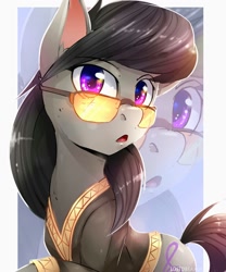 Size: 1250x1500 | Tagged: safe, artist:lostdreamm, octavia melody, earth pony, pony, digital art, female, glasses, mare, solo, zoom layer