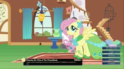 Size: 1366x768 | Tagged: safe, fluttershy, pegasus, pony, civilization, civilization v, fluttershy's cottage, solo