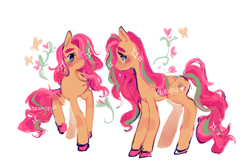 Size: 1280x859 | Tagged: safe, artist:knaiifu, fluttershy, pegasus, pony, blushing, colored hooves, female, folded wings, mare, raised hoof, simple background, smiling, solo, sparkles, standing, white background, wings