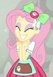 Size: 327x472 | Tagged: safe, fluttershy, equestria girls, cute, eyes closed, grin, shyabetes, smiling