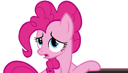 Size: 1543x882 | Tagged: safe, artist:twilirity, pinkie pie, pony, maud pie (episode), simple background, solo, transparent background, vector