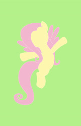 Size: 1920x2985 | Tagged: safe, artist:awesomedude14, derpibooru exclusive, fluttershy, pegasus, pony, flying, simple background, solo, tritone