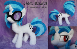 Size: 4420x2843 | Tagged: safe, artist:baraka1980, dj pon-3, vinyl scratch, pony, irl, photo, plushie, solo