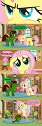 Size: 1536x4582 | Tagged: safe, artist:swiftgaiathebrony, fluttershy, pegasus, pony, age regression, comic, fluttershy's cottage, foal, shipping