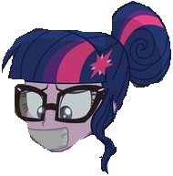 Size: 190x193 | Tagged: safe, sci-twi, twilight sparkle, equestria girls, friendship games, head, simple background, solo, white background