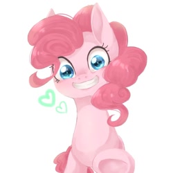 Size: 768x768 | Tagged: safe, artist:watawata_pony, pinkie pie, earth pony, pony, cute, female, grin, mare, smiling, solo