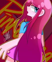 Size: 1409x1685 | Tagged: safe, artist:yuyutsuka_0130, pinkie pie, equestria girls, female, pinkamena diane pie, solo