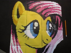 Size: 5152x3864 | Tagged: safe, fluttershy, pegasus, pony, 8-bit, pixel art, pixelated