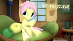 Size: 1920x1080 | Tagged: safe, artist:beardeddoomguy, butterscotch, fluttershy, pegasus, pony, .zip file at source, 3d, 3d model, adorascotch, cute, downloadable, gmod, rule 63, rule63betes, source filmmaker