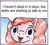 Size: 887x793 | Tagged: safe, artist:40kponyguy, derpibooru exclusive, edit, pinkie pie, earth pony, pony, 40kponyguy pinkie pie meme, exploitable meme, face of mercy, faic, hallucination, insomnia, looking at you, meme, solo, traditional art