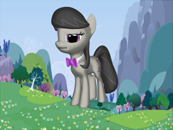 Size: 2000x1500 | Tagged: safe, artist:prismicdiamondart, octavia melody, earth pony, pony, pony creator, 3d, bowtie, female, mare, ponylumen, solo, tree