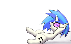 Size: 1920x1200 | Tagged: safe, artist:theo, dj pon-3, vinyl scratch, pony, cute, sleeping, solo