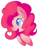 Size: 1280x1618 | Tagged: safe, artist:tazmiliandevil, pinkie pie, earth pony, pony, bust, colored pupils, cute, diapinkes, female, mare, open mouth, portrait, profile, simple background, solo, white background