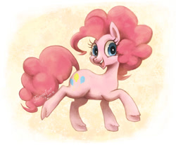 Size: 800x663 | Tagged: safe, artist:toonspell, pinkie pie, earth pony, pony, cute, female, looking at you, mare, open mouth, solo