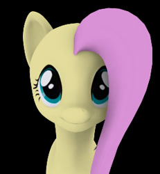 Size: 273x296 | Tagged: safe, artist:hashbro, fluttershy, pegasus, pony, 3d, 3d model, solo, wip