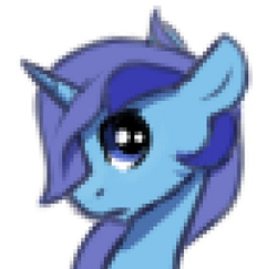 Size: 280x272 | Tagged: safe, oc, oc only, oc:spacelight, pony, unicorn, bust, female, mare, pixel art, portrait, simple background, solo, white background