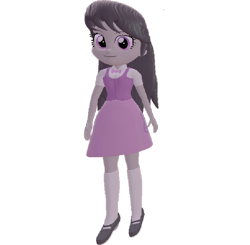 Size: 736x720 | Tagged: safe, artist:topsangtheman, octavia melody, equestria girls, 3d, looking at you, simple background, solo, source filmmaker, transparent background