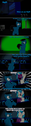 Size: 3840x15120 | Tagged: safe, artist:agkandphotomaker2000, dj pon-3, vinyl scratch, oc, oc:pony video maker, pony, canon x oc, comic, pony video maker x vinyl scratch, prank, scare, videoscratch