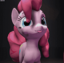 Size: 367x360 | Tagged: safe, artist:fishimira, pinkie pie, earth pony, pony, 3d, :3, :p, animated, cute, diapinkes, female, gif, hnnng, looking at you, mare, perfect loop, pfft, pinkie being pinkie, ponk, puffy cheeks, shifty eyes, silly, silly pony, smiling, solo, source filmmaker, tongue out
