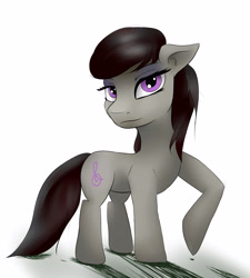 Size: 3826x4252 | Tagged: safe, artist:guatergau5, octavia melody, earth pony, pony, one hoof raised, raised hoof, solo