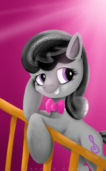 Size: 1080x1740 | Tagged: safe, artist:nanazdina, octavia melody, earth pony, pony, black mane, female, gray coat, mare, solo