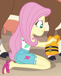 Size: 498x626 | Tagged: safe, screencap, fluttershy, better together, equestria girls, spring breakdown, cropped, feet, sandals